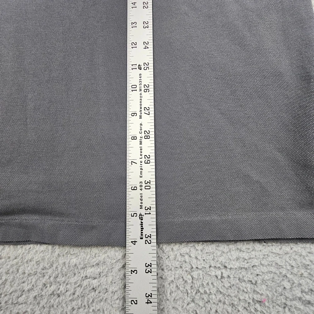 Polo Ralph Lauren Polo Shirt Mens XL Gray Orange Big Pony Short Sleeve Cotton